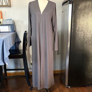 Ekouaer Women’s Size XL Floor Length Open Lightweight Cardigan/Coat